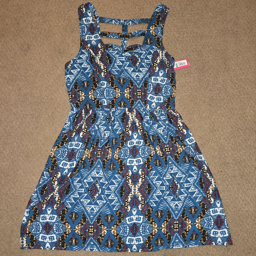 Xhilaration Caged Back Dress - Medium
